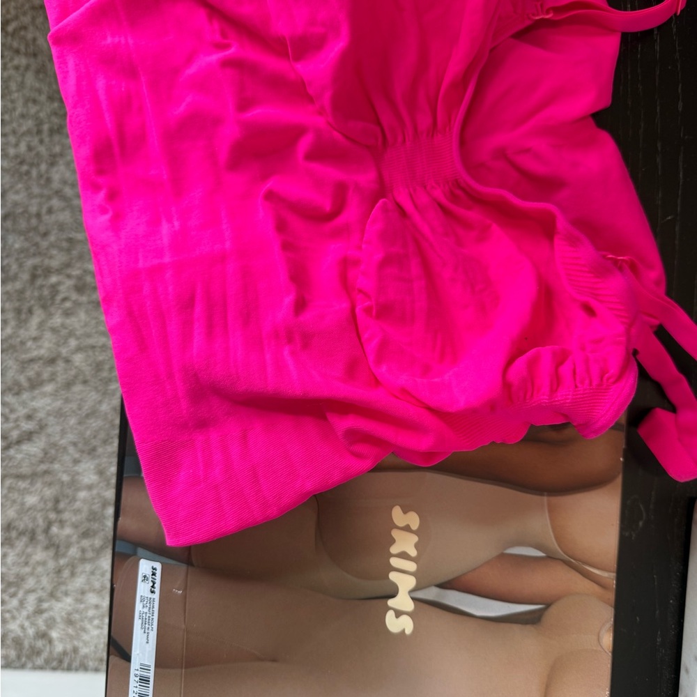 Skims Hot Pink “flamingo” Bodysuit